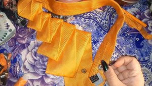 украшение из галстука: мастер-класс