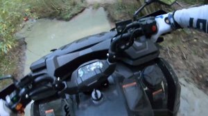 4K Поездка по бездорожью на Polaris 570 sportsman, CFORSE 500 и Loncin XWolf700