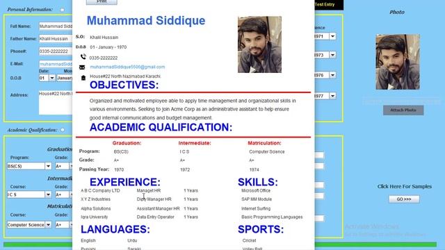 JAVA PROJECT RESUME BUILDER USING ECLIPSE [WITH SOURCE CODE] смотреть онлайн