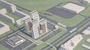 Площадка под застройку многоквартирными домами в микрорайоне Мещерское озеро // Июль 2022