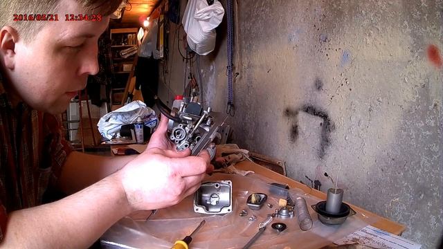 регулировка карбюратора мотоцикла Yamaha SRX, XT смотреть онлайн