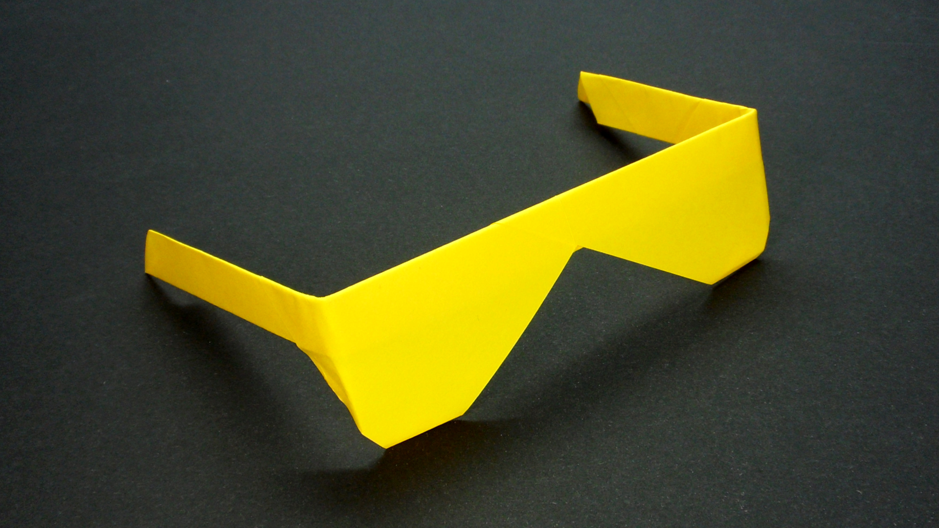 Как сделать Очки из бумаги А4 без клея | Бумажные оригами Очки своими руками из одного листа