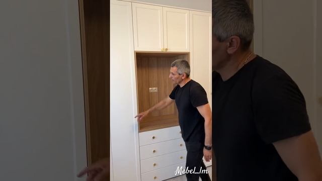 Встроенный шкаф в спальню #мебельназаказ #шкафкупеназаказ #гардеробныеназаказ #кухниназаказ #кухни