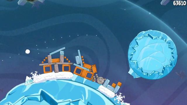 Angry Birds Space Level 2-9 Cold Cuts 3 Star Walkthrough смотреть онлайн