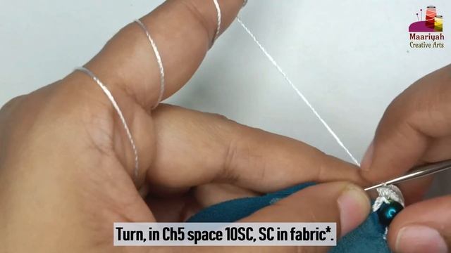 Crochet Lace / Edging with Pearls | Qureshia Lace Design - 408 смотреть онлайн