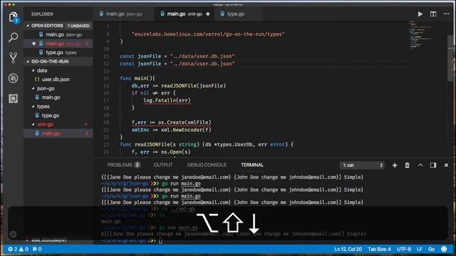 ep002.01 - Encoding and Decoding XML in Go смотреть онлайн