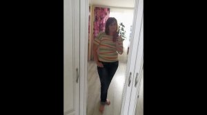 Вязаная футболка спицами..wmv