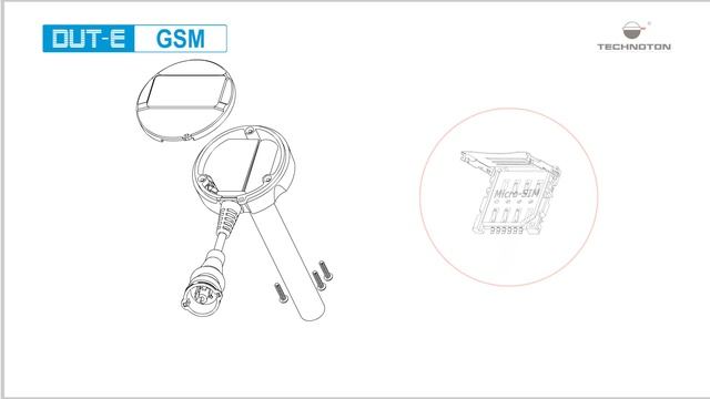 DUT-E GSM.Установка SIM карты смотреть онлайн