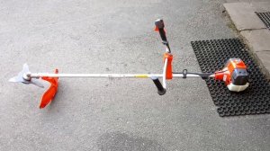 Brushcutter Husqvarna 535 RX first start