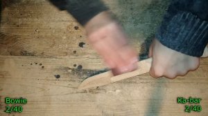 Нож Боуи из Рембо-3 Vs. Нож Ka-Bar / Схватка двух Военных Холодняков