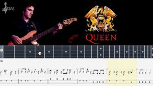 Queen - Teo Torriatte (Let Us Cling Together) (Bass Line + Tabs + Notation) By John Deacon