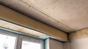 Короб - откос для окна и для ригеля. Монтаж гкл на каркас и клей.