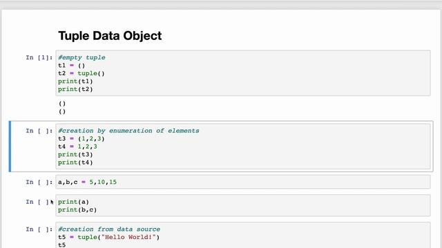 Python for Beginners 4 - Container Data Objects