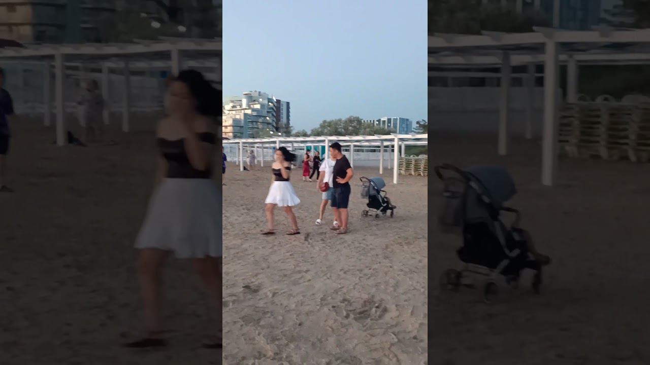 Анапа. Вечерняя романтика пляжа. #анапа #курорт #море #пляж #отдых