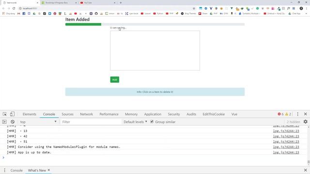 Ep10 | #08 | Xử lí thành Process Bar cho giới hạn Items Vue.js - RHP Team