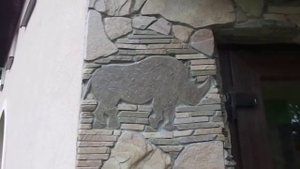 Укладка камня.