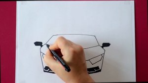 Как нарисовать Ламбу как у Влада А4 | Пошаговая инструкция