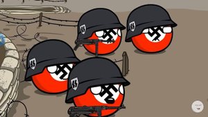 ВМВ Германия против России countryballs no idea animation перевод на русский