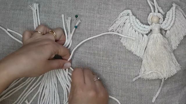 Tutorial macrame the Christmas Angel | Free macrame angel patterns | Modern Christmas decor смотреть онлайн