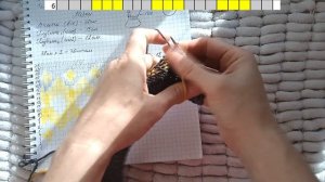 Шапочка шлем. Чепчик двойной с манишкой.  1 часть