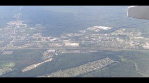 Взлёт из Шереметьево и посадка в Пулково