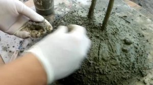 Садовая фигура цапля из цемента своими руками.