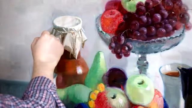 Натюрморт с фруктами смотреть онлайн