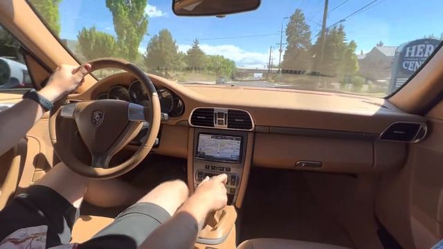 2008 Porsche 911 Carrera on the road смотреть онлайн