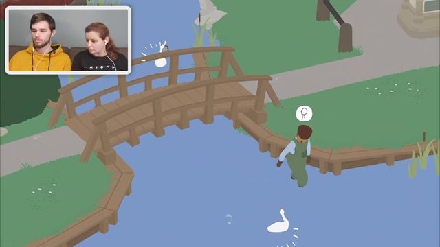 Два весёлых ГУСЯ / Untitled Goose Game cooperative смотреть онлайн