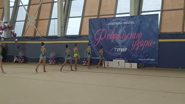 Награждение гимнасток Февральские Узоры