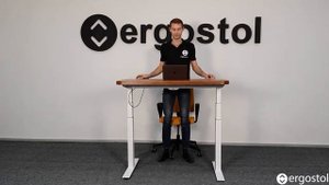 Стол регулируемый по высоте с помощью газлифта Ergostol Uplift