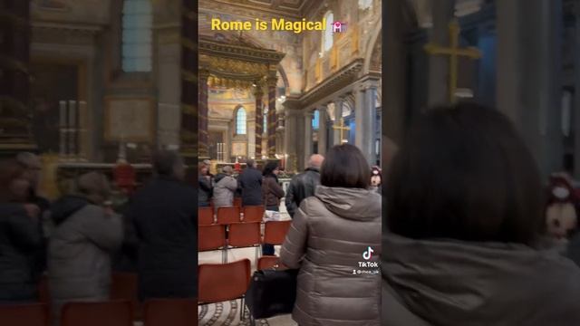 One of the beautiful Basilica in Rome “Basilica Papale de santa maria Maggiore #shorts #vatican