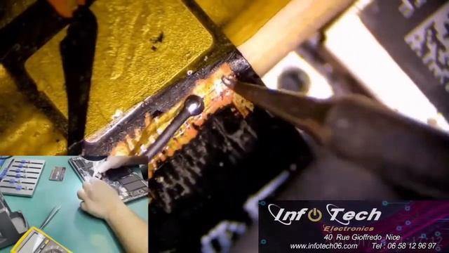 Flexgate repare A1708 A1706 - Nappe d'écran Mac Book Pro A1708 A1706 réparation, micro soudure смотреть онлайн