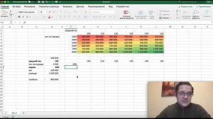 Расчет прибыли в Excel за 30 секунд в зависимости от чека и маржи! Практикум по созданию массива.