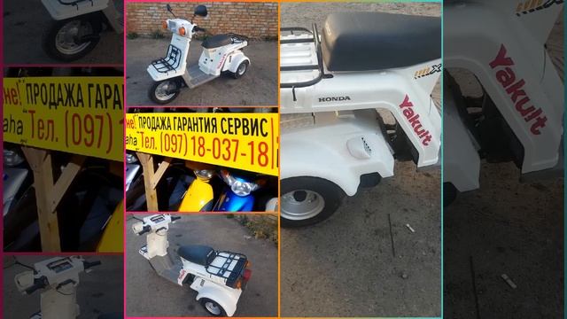 Продам трёхколёсный скутер Honda Gyro X без пробега по Украине купить мопед смотреть онлайн