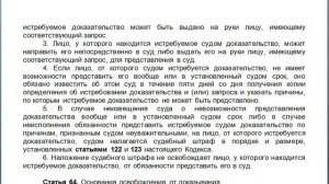 Статья 63, пункт 1,2,3,4,5,6, КАС 21 ФЗ РФ, Истребование доказательств
