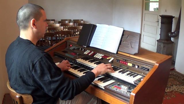 Jesus, Mighty King In Zion - Organist Bujor Florin Lucian playing on Farfisa Jacqueline de Luxe -C смотреть онлайн