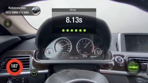 Bmw F13 640i N55 100-200 km/h dragy stage 2+