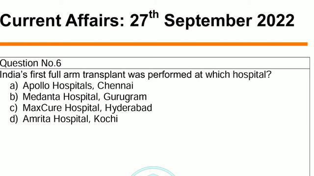 Daily Current Affairs in Odia | 27 September 2022 | Episode 336