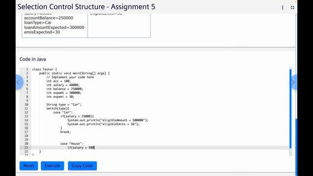 Infosys Springboard Lex Assignments Answers | Control Structure - Part 1| Programming Using Java смотреть онлайн
