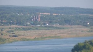 Красивый вид на реку Кама.Beautiful view of nature. The Great Kama River.