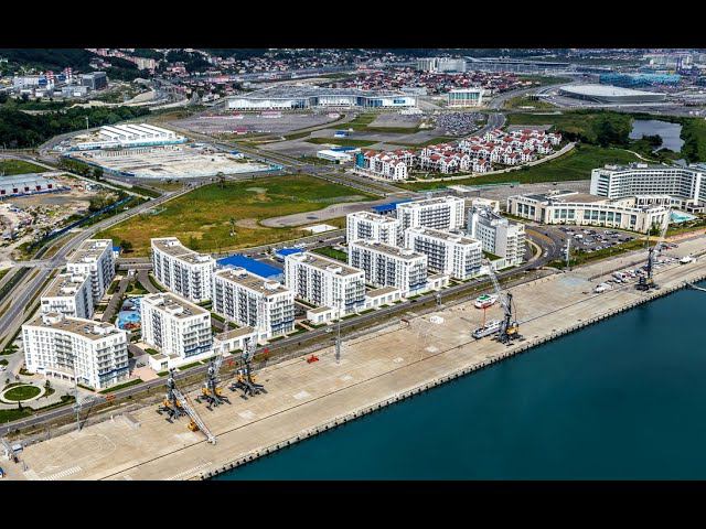 Адлер. Июнь 2021. Олимпийские районы.