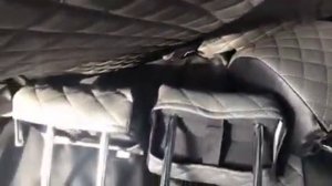 Прошло пару часов, натянули, установили авточехлы на задние сидения Киа Спортейдж