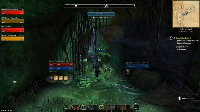 Elder Scrolls Online - Selene's Web Dungeon - Templar Magicka смотреть онлайн
