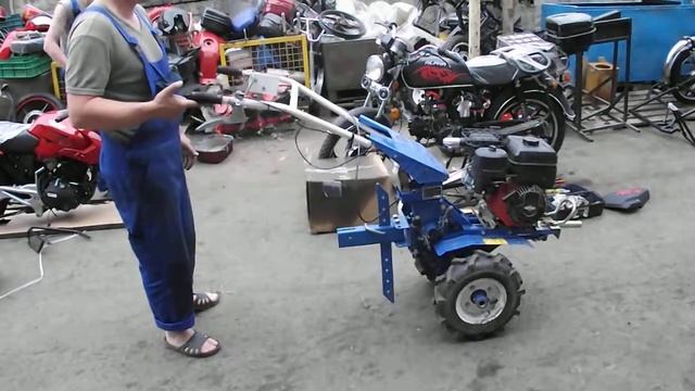 Распределение веса на мотоблоке МБ-2М с двигателем Briggs and Stratton смотреть онлайн