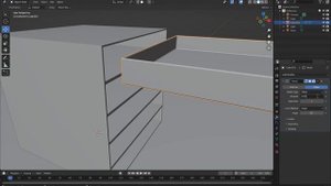 Blender 3d.Урок по моделированию мебели в блендер (Комод)