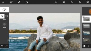 Ps touch editing tutorial | change background in photoshop touch in Android