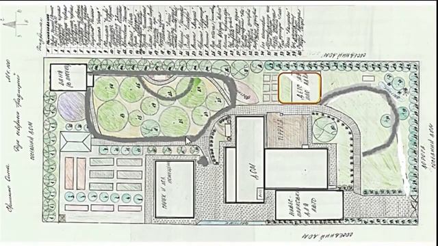 Разбор дизайна узкого и вытянутого участка смотреть онлайн