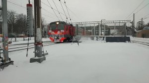 Электропоезд ЭД4М-0295, сообщение Москва-Казанская – Рязань-1 с опозданием на 43 минуты!!!