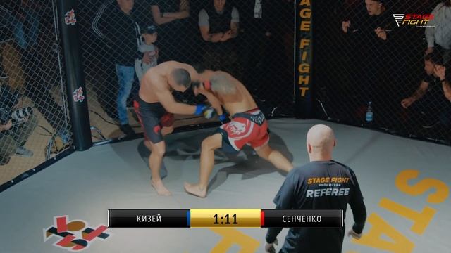Чемпион Украины по ММА против Тайского боксёра | Сенченко Олег VS Кизей Николай | Stage Fight Round смотреть онлайн